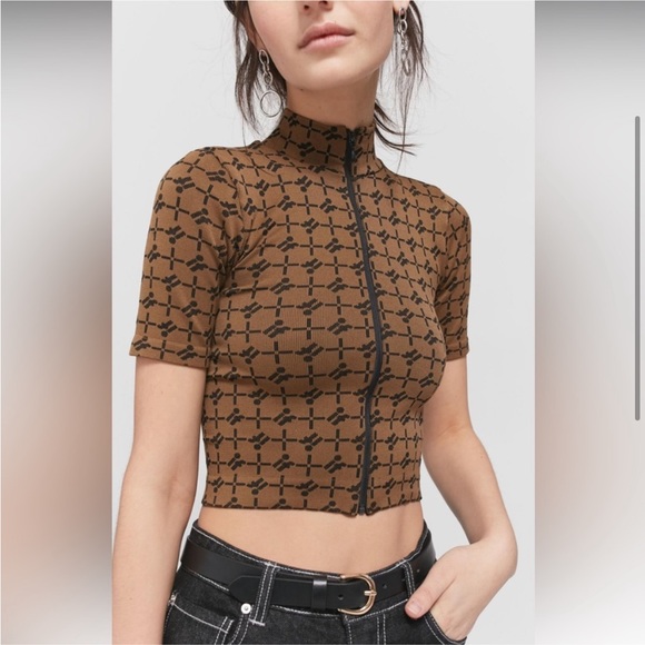 Urban Outfitters zip up mock neck - Picture 3 of 6